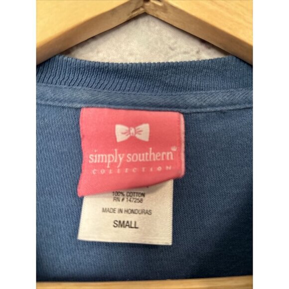 Simply Southern Long Sleeve T-Shirt Best Memories Outdoors Dog Womens S - Picture 3 of 3